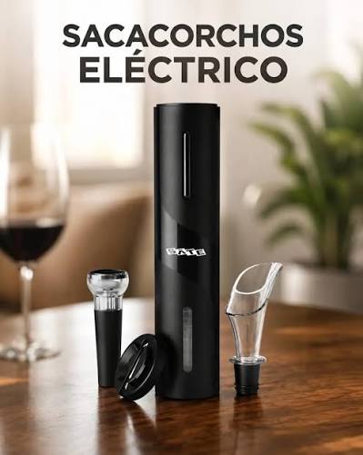 DESTAPADOR DE VINO ELÉCTRICO RECARGABLE